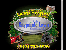 Tablet Screenshot of baypointelawn.com